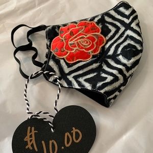 Hand Made Flower Face Mask